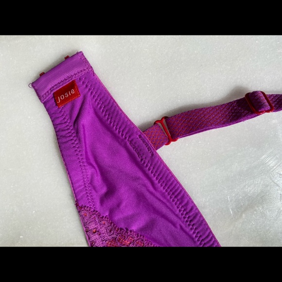 Natori - Josie magenta and orange underwire bra - Picture 4 of 5